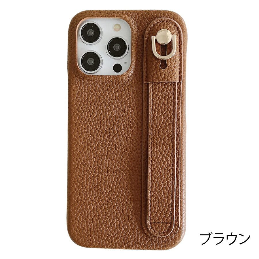 iPhone12ProMax ケース iPhone アイフォン12プロマックス iPhone 12 promax ケース カバー PUレザー フィンガーベルト フィンガーバンド