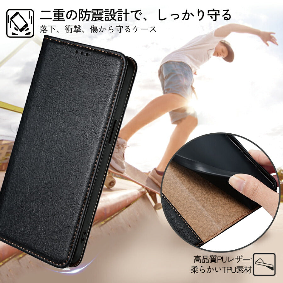 AQUOS Sense4  / 4 Lite / 4 basic /Sense5g 手帳ケース 手帳型 手帳タイプ ケース カバー PUレザー カード収納 スタンド機能 マグネット開閉 無地 シンプル おしゃれ