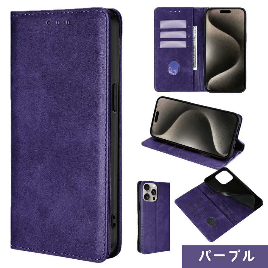 AQUOS Sense7 Plus A208SH 手帳ケース AQUOSsense7plus 手帳型 アクオスセンス7プラス 手帳タイプ ケース カバー PUレザー カード収納 スタンド機能 マグネット開閉 無地 シンプル おしゃれ