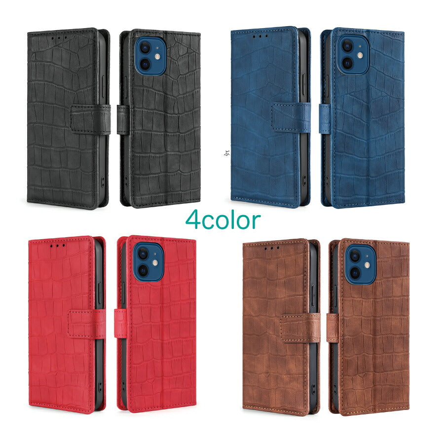 Galaxy S23 SC-51D SCG19 クロコダイル調 手帳ケース Galaxys23 手帳型 ギャラクシーエス23 ギャラクシー 手帳タイプ ケース カバー PUレザー カード収納 スタンド機能 マグネット開閉 PUレザー ワニガワ風