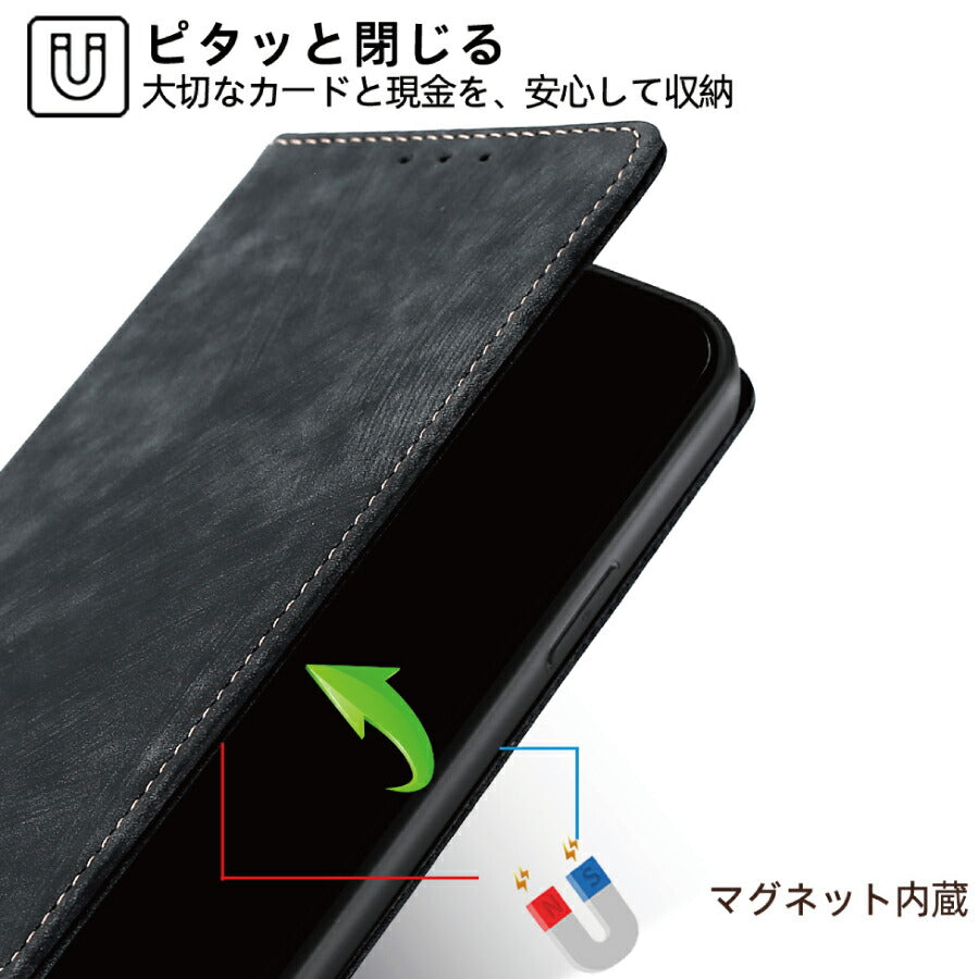 iPhone14 スウェード調 手帳ケース iPhone 手帳型 アイフォン14 iPhone 14 ケース カバー PUレザー カード収納 スタンド機能 マグネット開閉