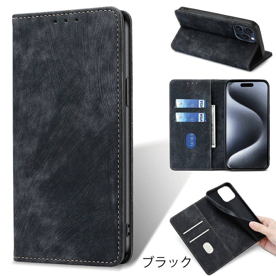 Xiaomi 15 Ultra スウェード調 手帳ケース Xiaomi15ultra 手帳型 15ultra シャオミ15ウルトラ 手帳タイプ ケース カバー PUレザー カード収納 スタンド機能 マグネット開閉