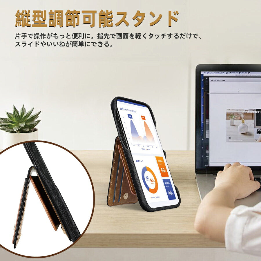 iPhone15Pro ショルダーケース iPhone ショルダー アイフォン15プロ iphone 15 pro ケース カバー PUレザー カードポケット カード収納 ミラー付き