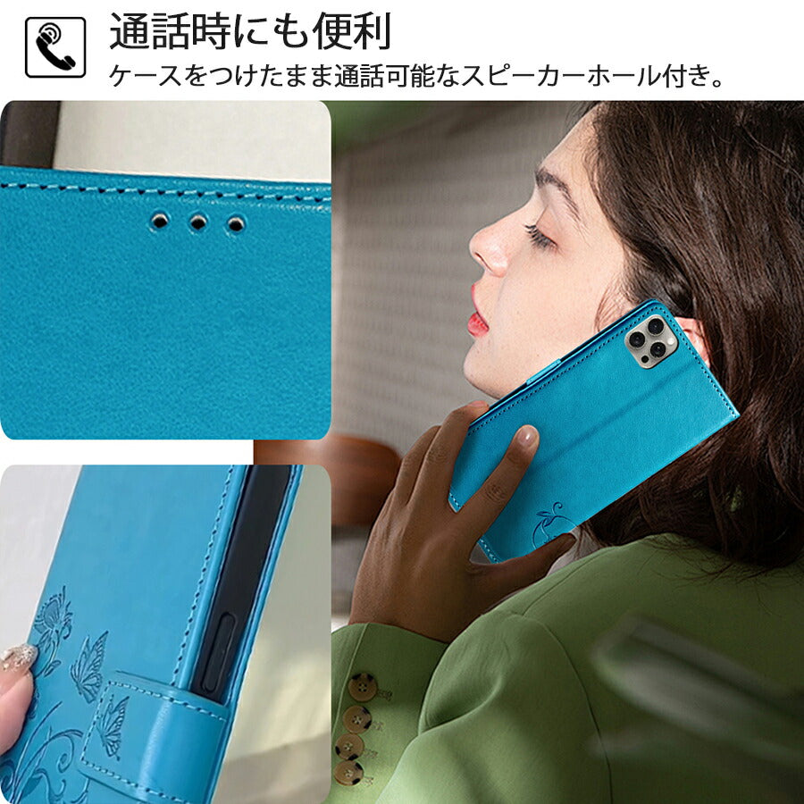moto g66j g66y 5G 手帳ケース  手帳型 モトg66 手帳タイプ ケース カバー PUレザー カードポケット カード収納 スタンド機能 マグネット 蝶々 バタフライ