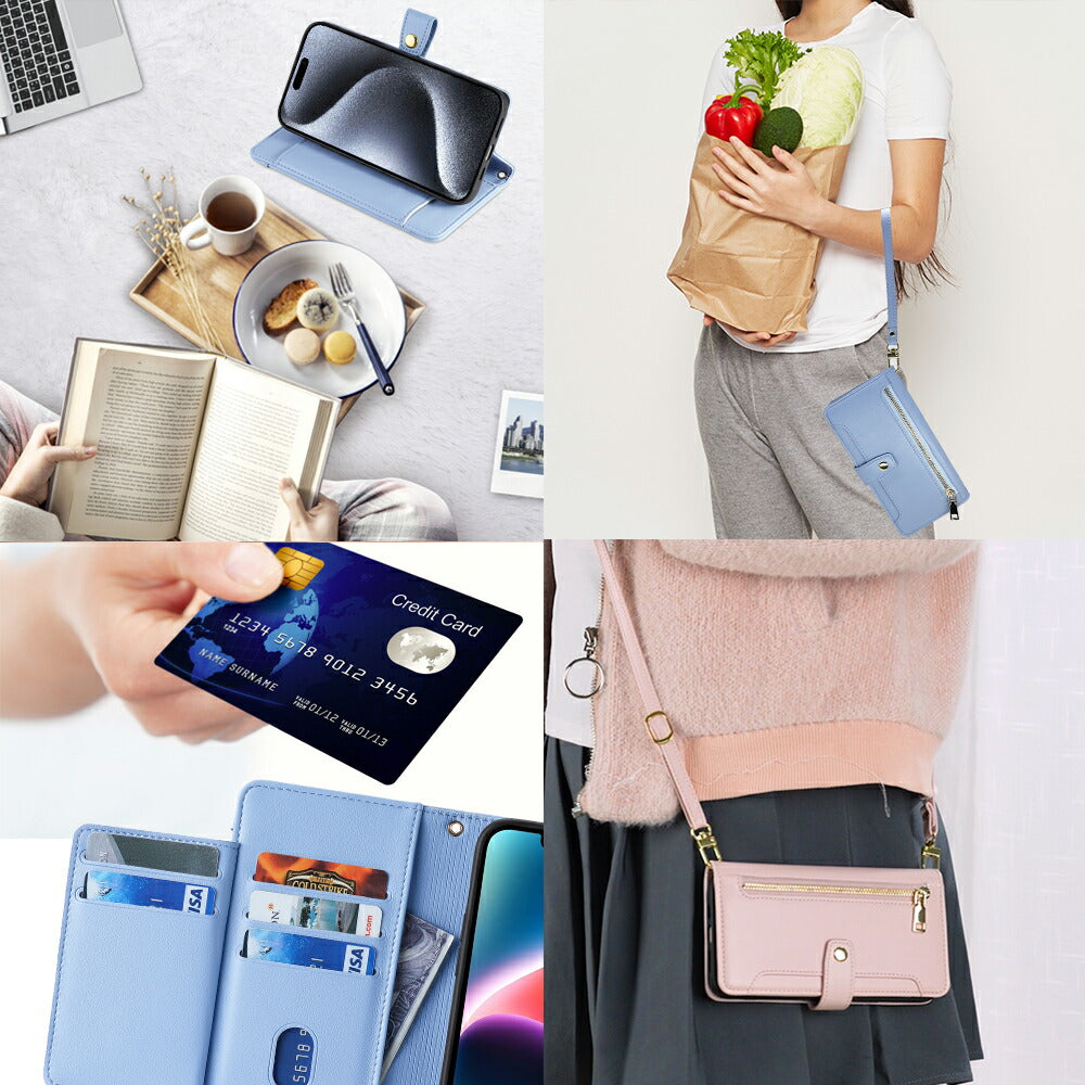Xperia 10 VI SO-52E SOG14 A402SO XQ-ES44 手帳ケース エクスペリアテンVI 手帳型 エクスペリア 手帳タイプ ケース カバー PUレザー カード収納 サイドポケット スタンド機能 ウォレットケース