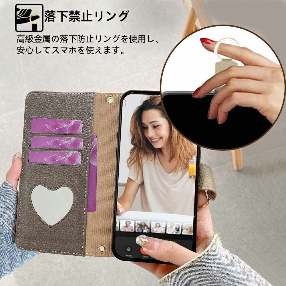 OPPO A5 5G 手帳ケース oppoa5 手帳型 オッポa5 手帳型 手帳タイプ ケース カバー PUレザー カード収納 スタンド機能 ミラー