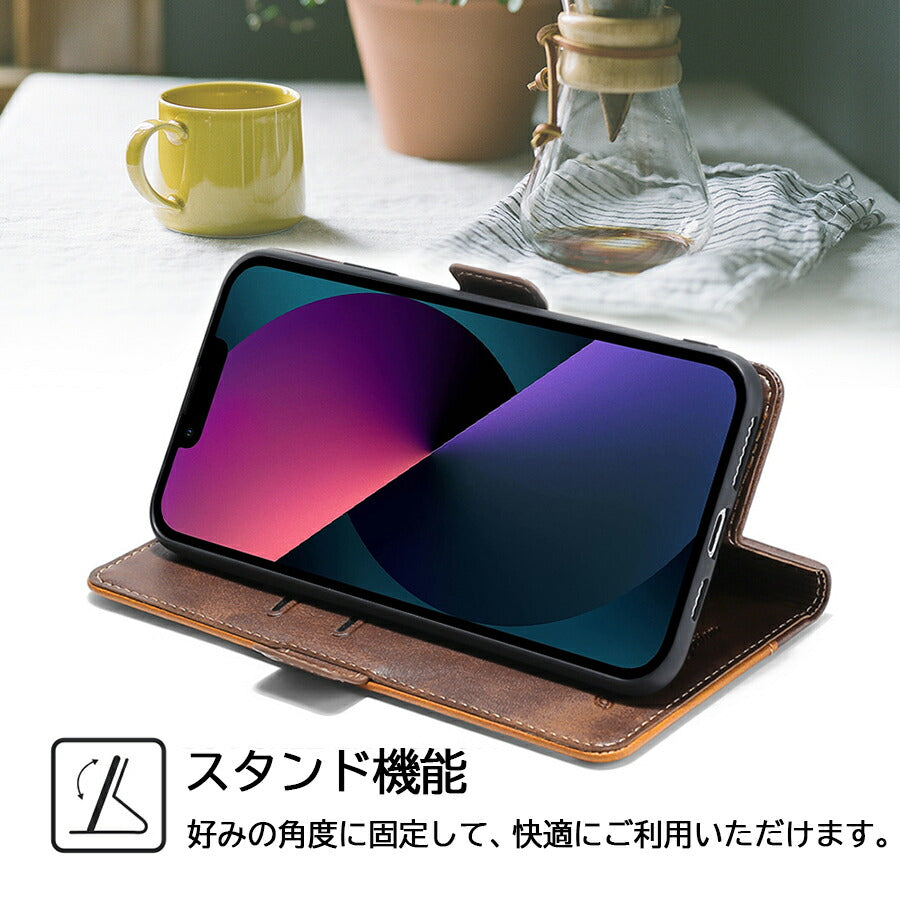 AQUOS R6 SH-51B A101SH SH-M22 手帳ケース AQUOSアール6 手帳型 アクオスアール6 アクオスR6 手帳タイプ ケース カバー PUレザー カード収納 スタンド機能