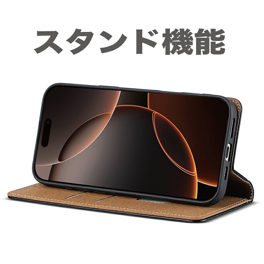本革 牛革 Xiaomi 14T Pro 手帳ケース Xiaomi14TPro 手帳型 14tpro シャオミ14tプロ 手帳タイプ ケース カバー PUレザー カード収納 スタンド機能 マグネット開閉 無地 シンプル おしゃれ